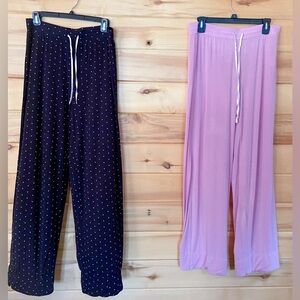 2 Gap Body Medium Tall/Long Soft Stretchy Sleep Pants for Women. Jammie Bottoms